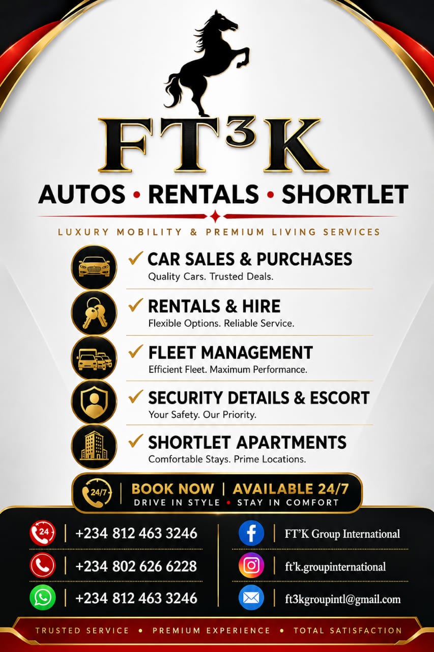F³TK Autos • Rentals • Shortlets