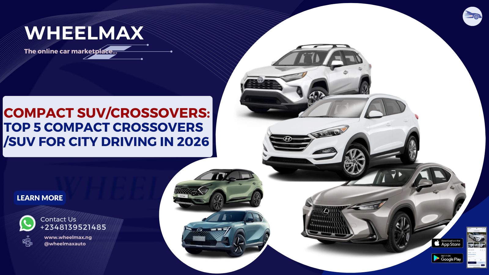 Top 5 Compact SUVs/Crossovers for City Driving in 2026
