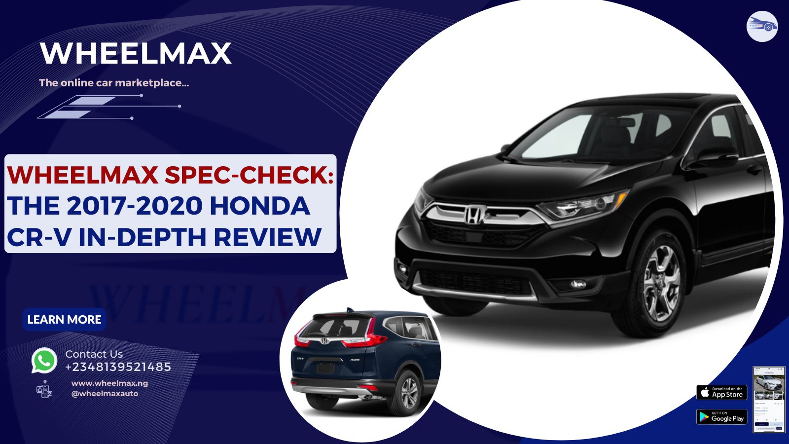Wheelmax Spec-Check: The 2017-2020 Honda CR-V In-Depth Review