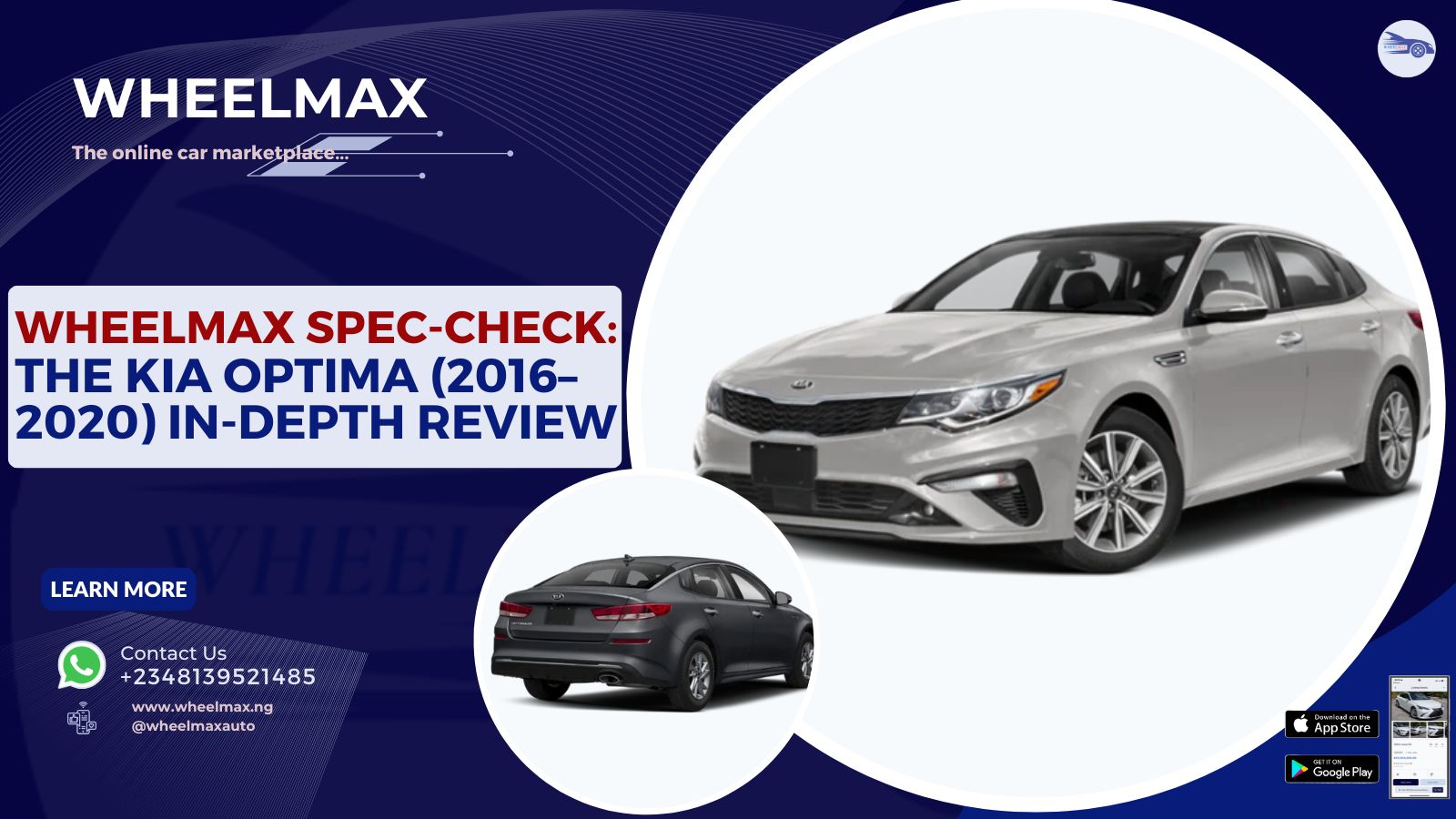 Wheelmax Spec-Check: The Kia Optima (2016–2020) In-Depth Review