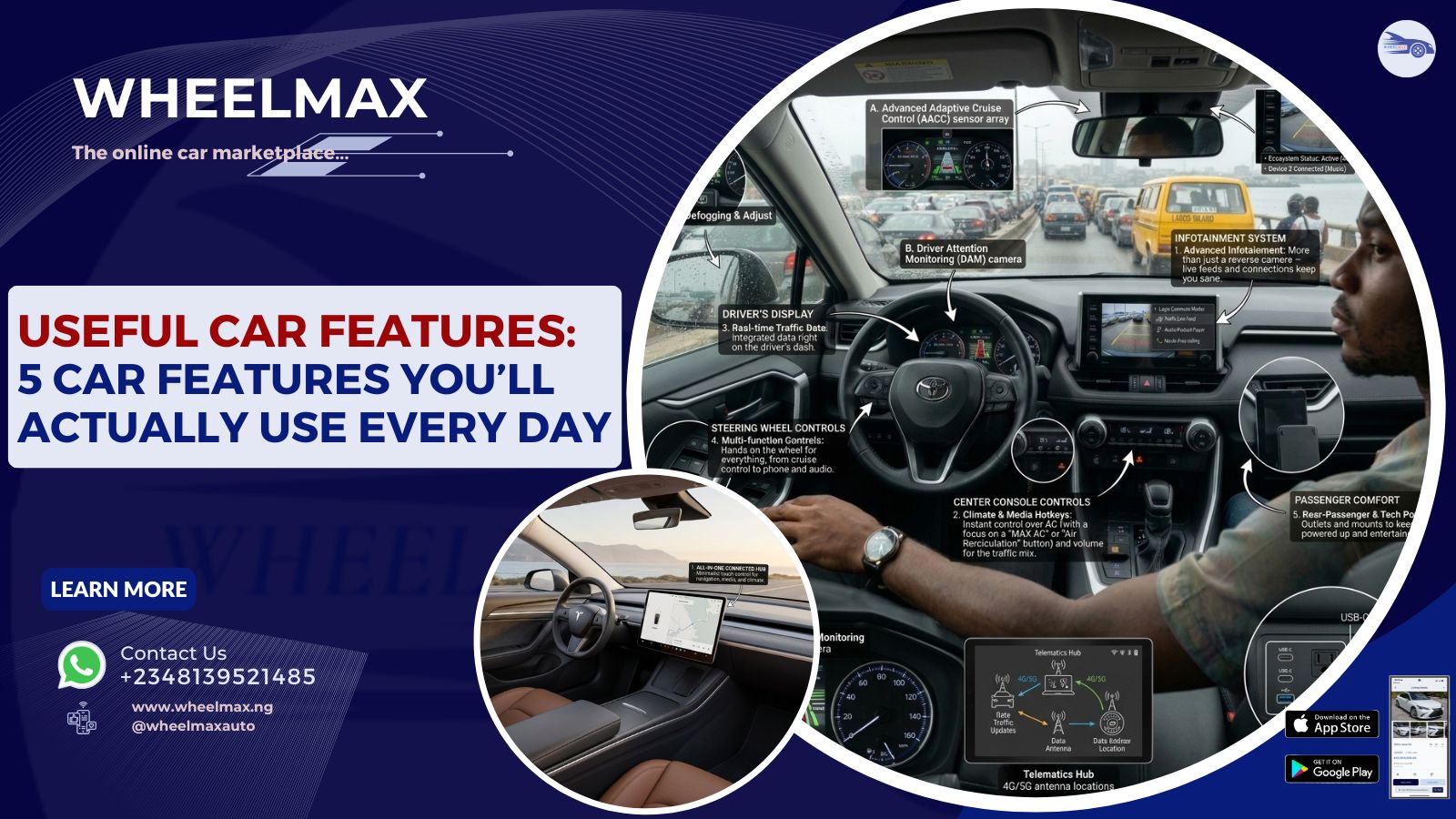 5 Car Features You’ll Actually Use Every Day in Lagos Traffic