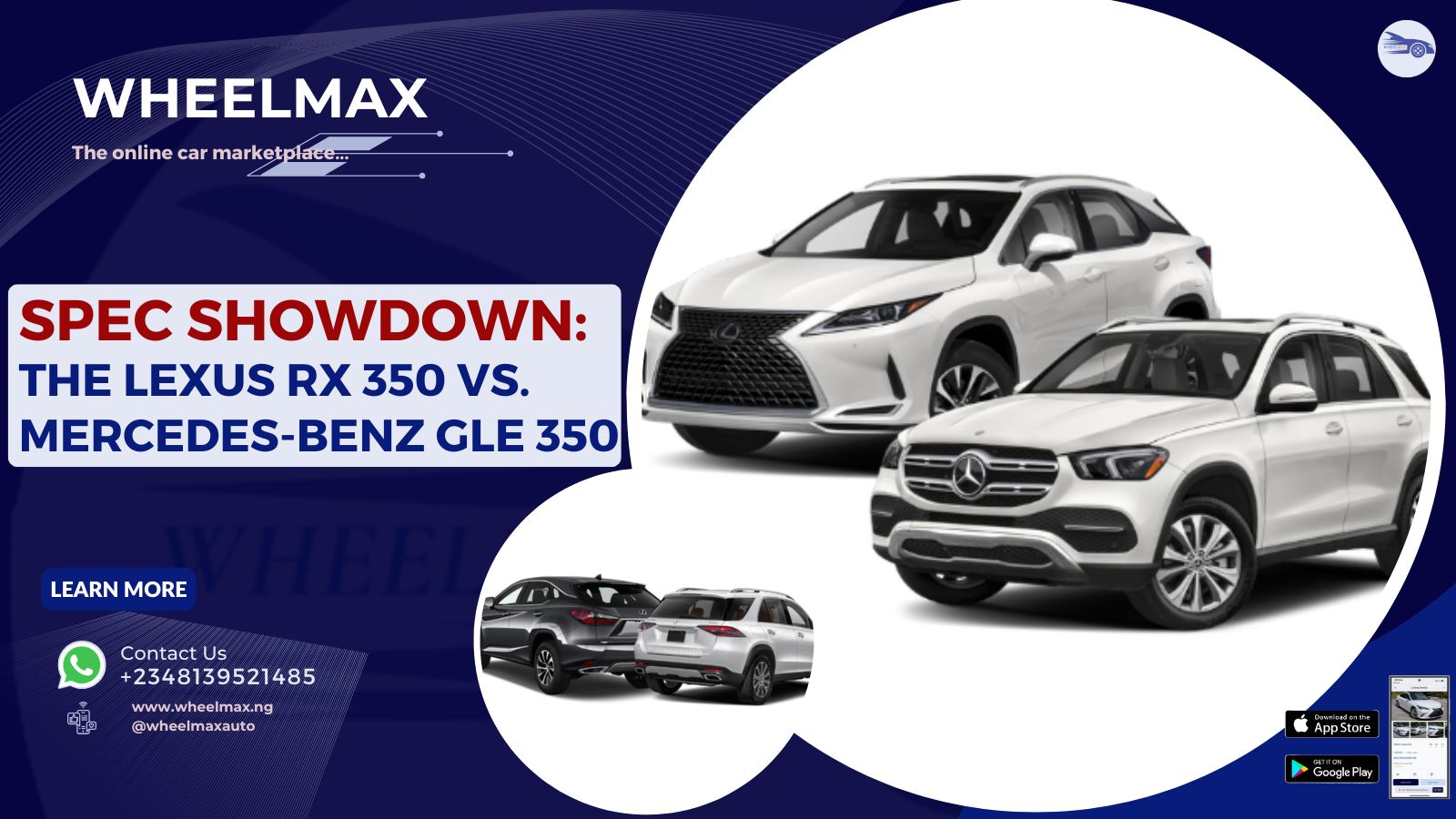 Spec Showdown: Lexus RX 350 vs. Mercedes-Benz GLE 350