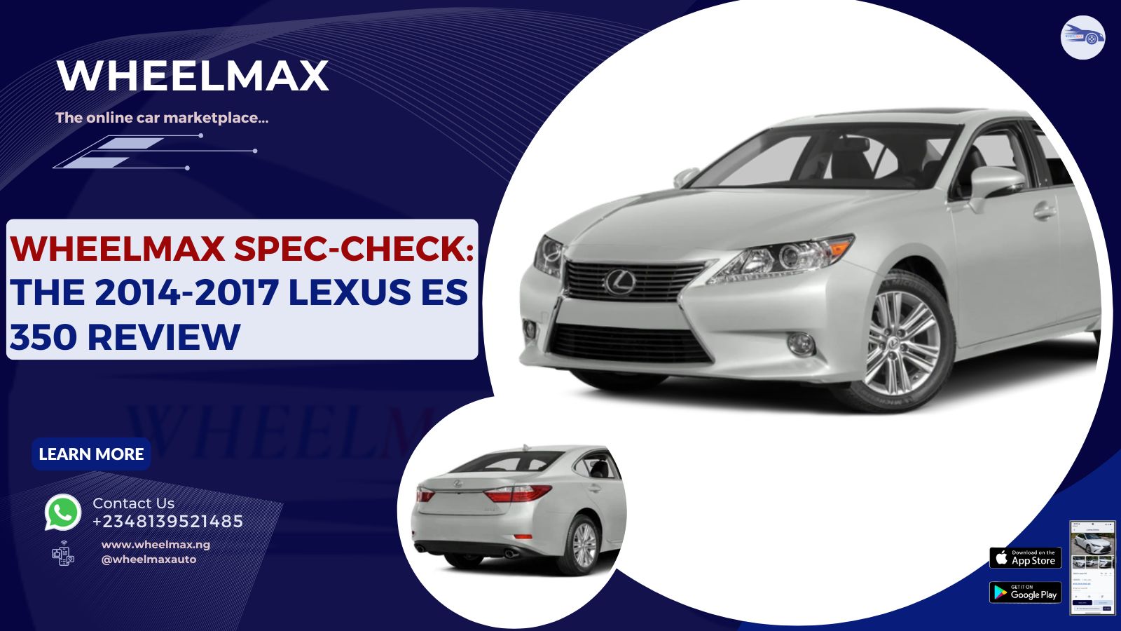 Wheelmax Spec-Check: The 2014-2017 Lexus ES 350 Review