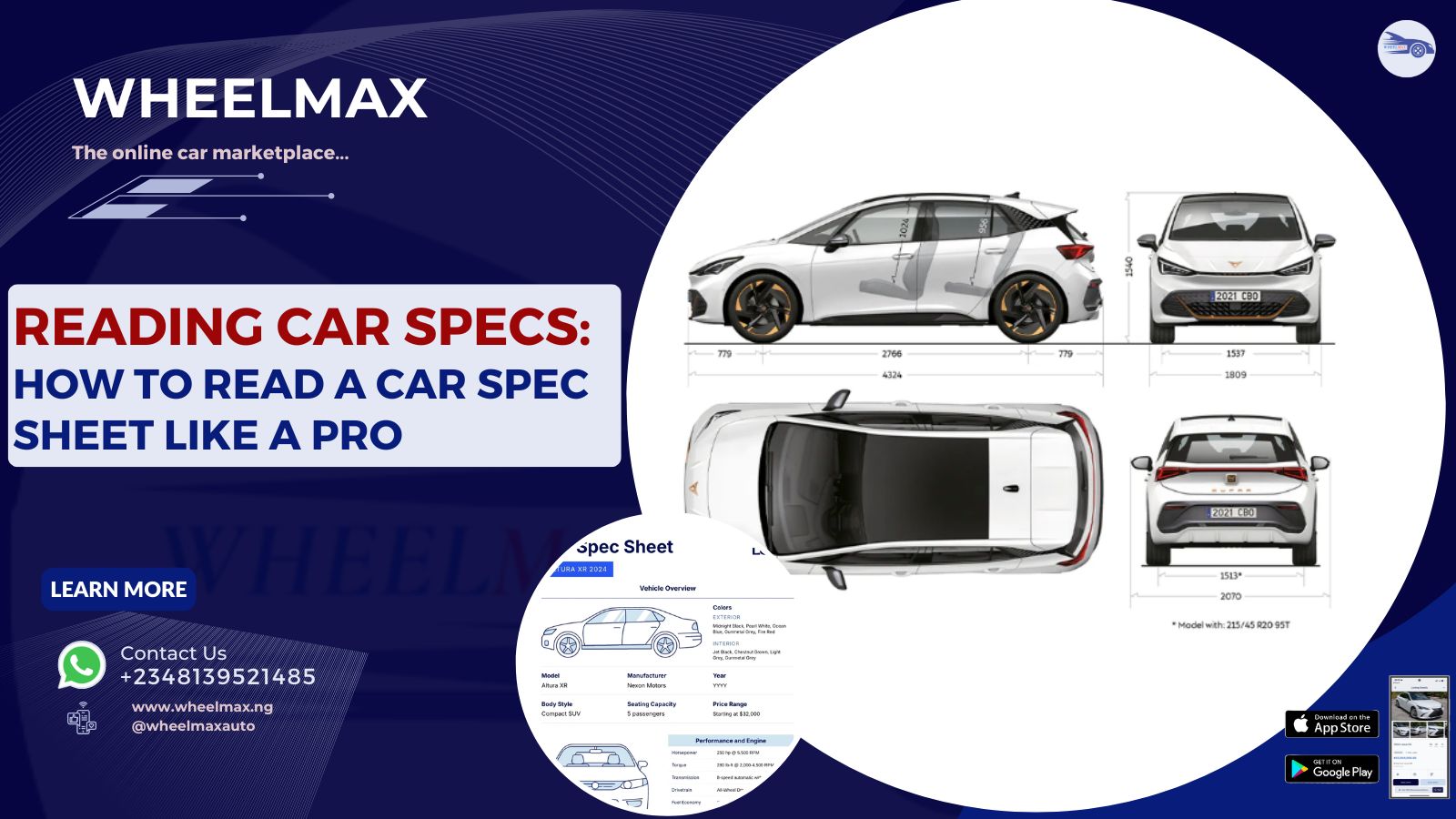 A guide on how to Read a Car Spec Sheet Like a Pro