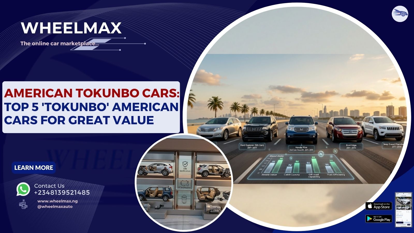 Top 5 'Tokunbo' American Cars That Offer Great Value
