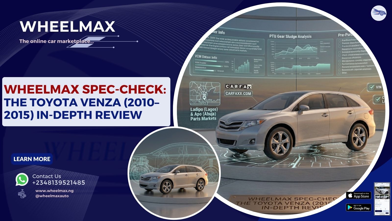 Wheelmax Spec-Check: The Toyota Venza (2010–2015) In-Depth Review